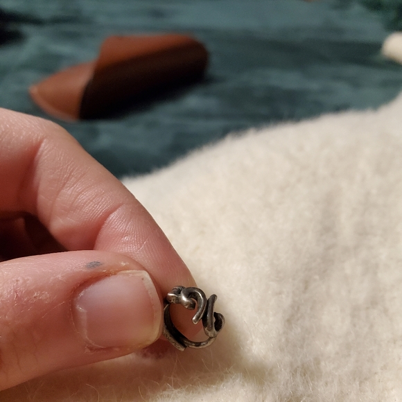 Single Hoop Earring - Picture 2 of 2